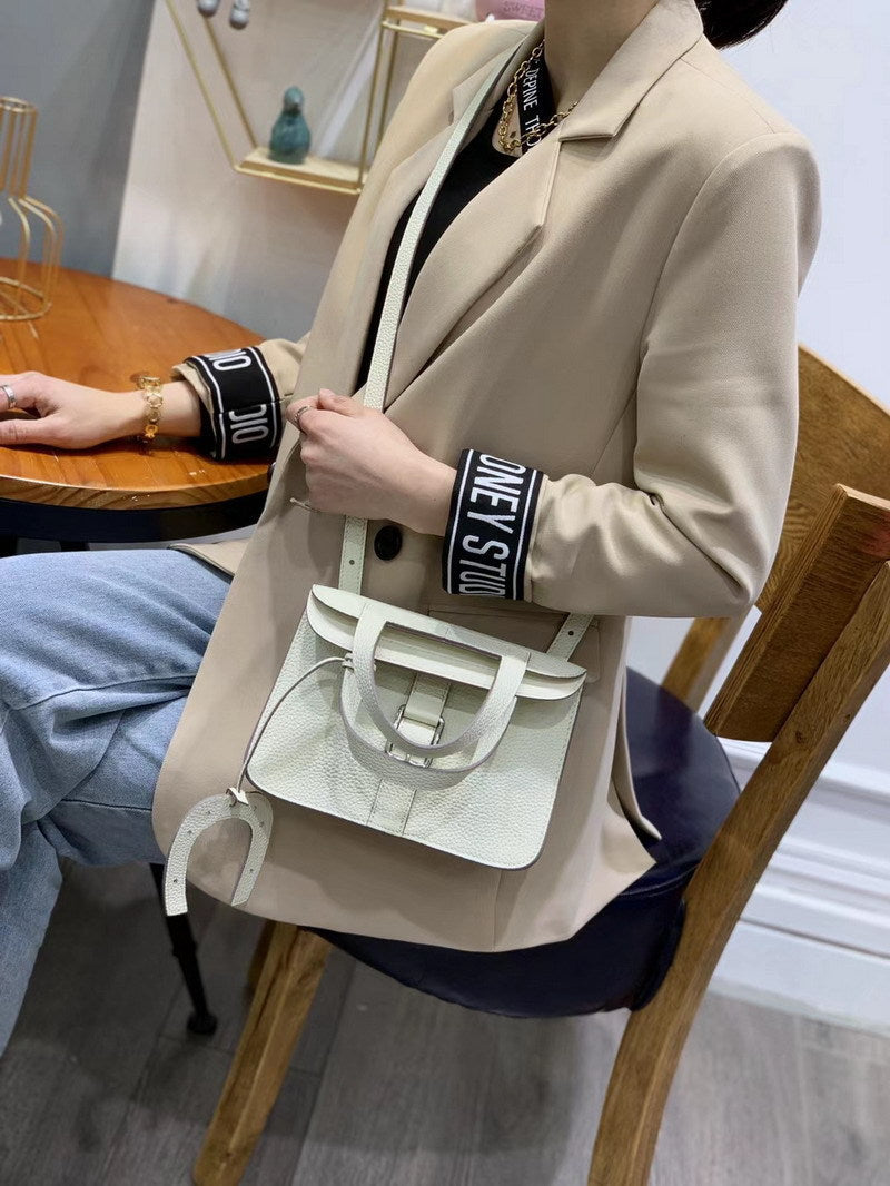 Top Grain Leather Inspired Mini Halzan Bag Handbags for Woman Shoulder Bag