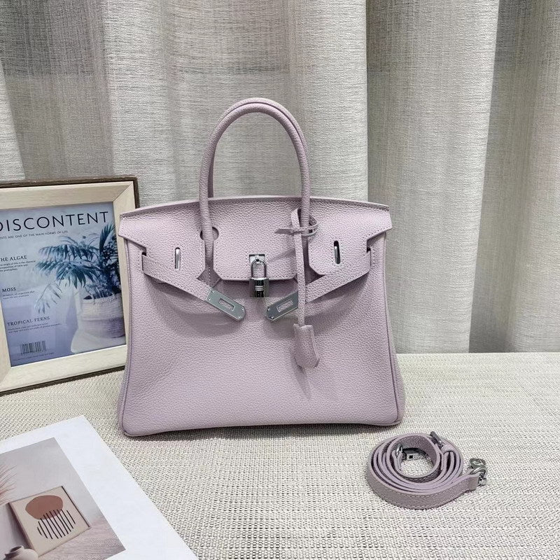 New Colors Genuine Leather Inspired Berkin Bag Top Handle Bag