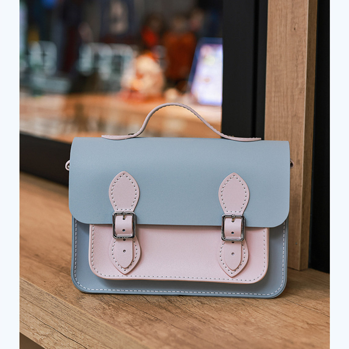 POPSEWING™ Lady DIY Cambridge Satchel Bag Mix Color (Pink & Light Blue)