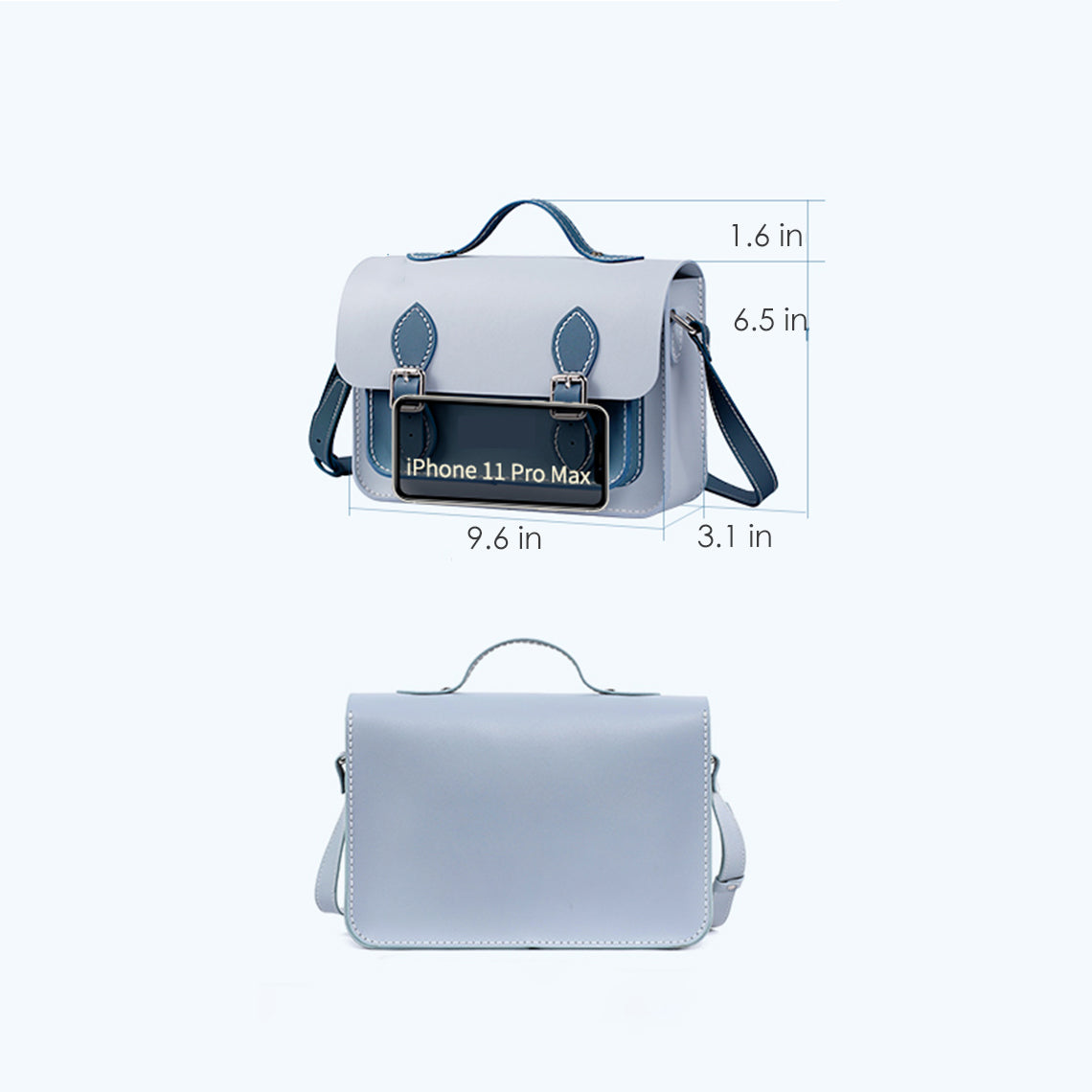 POPSEWING™ DIY Cambridge Satchel Size