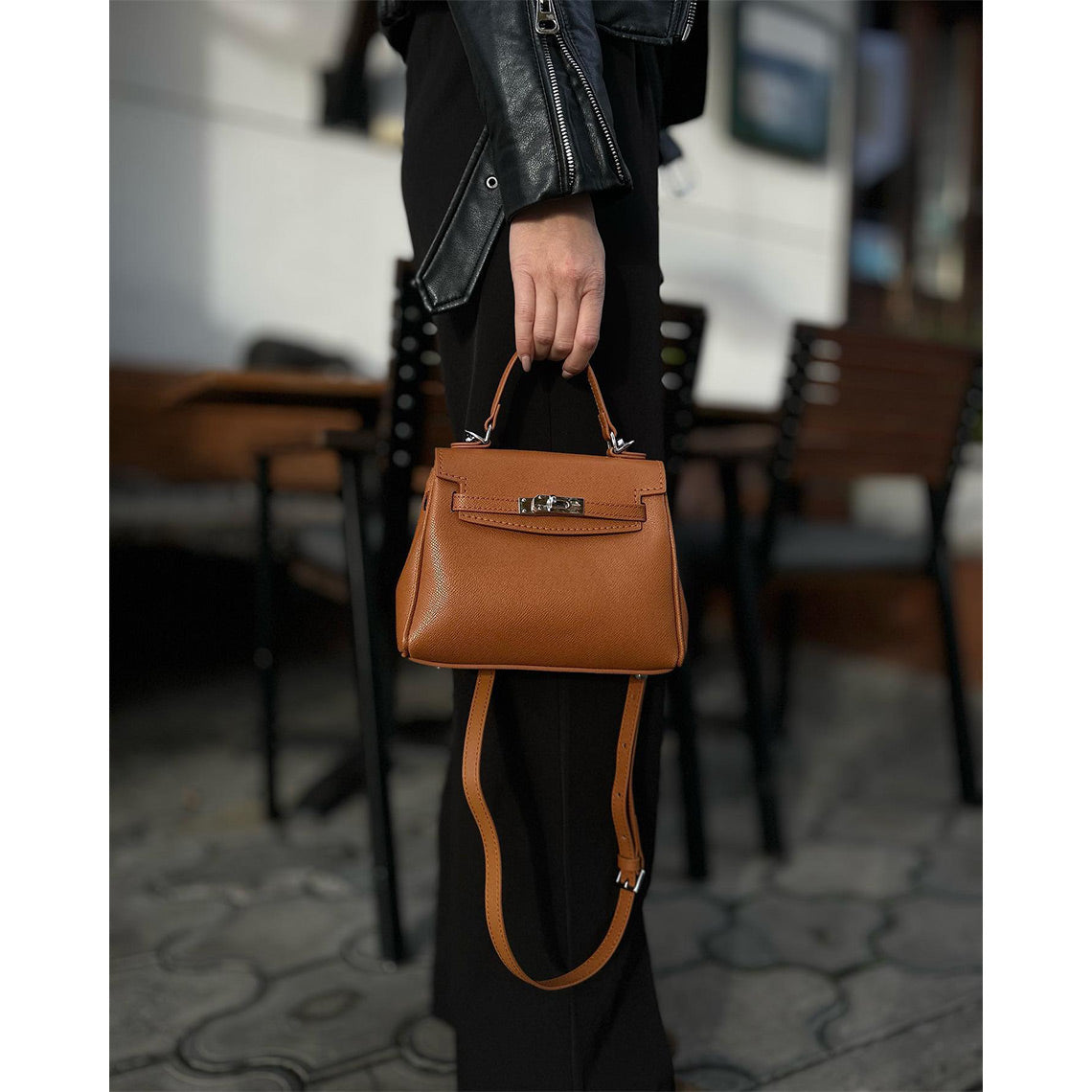 POPSEWING® Handmade Leather Kelly Bag DIY Kit | DIY Gift for Women