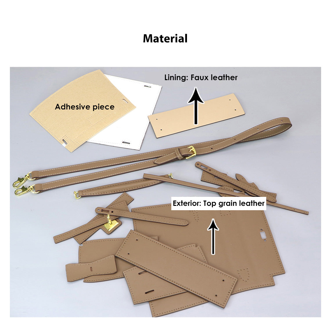 POPSEWING® Leather Dustbag Recycle Kylie Bag DIY Kit
