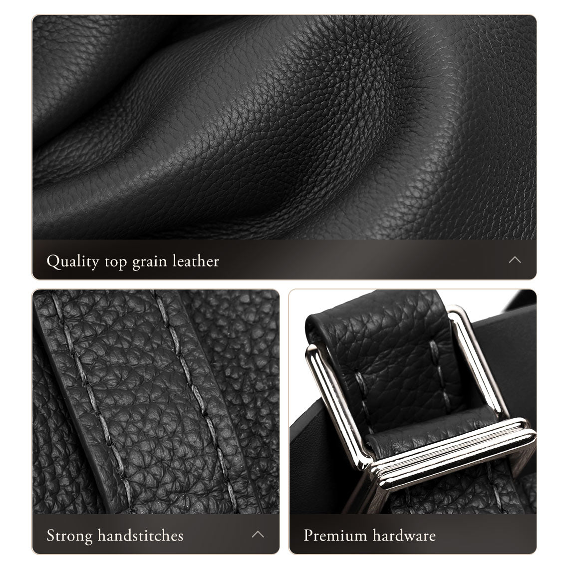 POPSEWING® Top Grain Leather Lady Picotin Lock Totes Bag DIY Kit