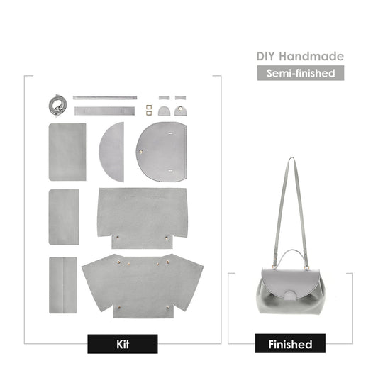 POPSEWING® Top Grain Leather Inspired Smile Bag DIY Kits
