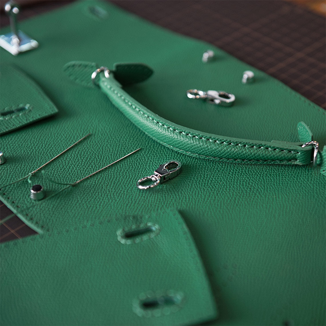 POPSEWING® Top Grain Leather Inspired Sellier Kylie Bag DIY Kit