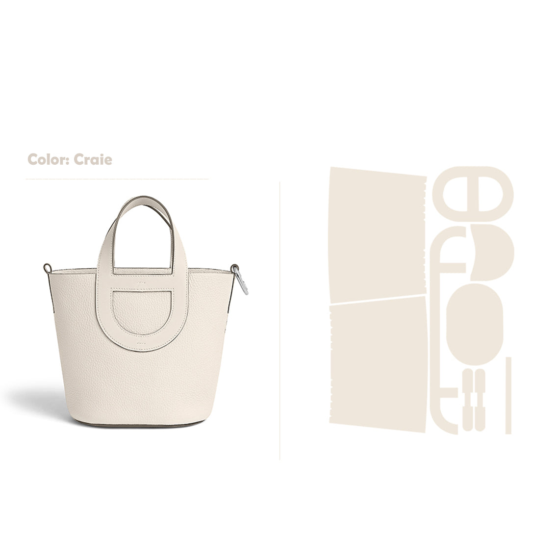 POPSEWING® Full Grain Leather Inspired Loop Handbag - Advanced DIY Kit
