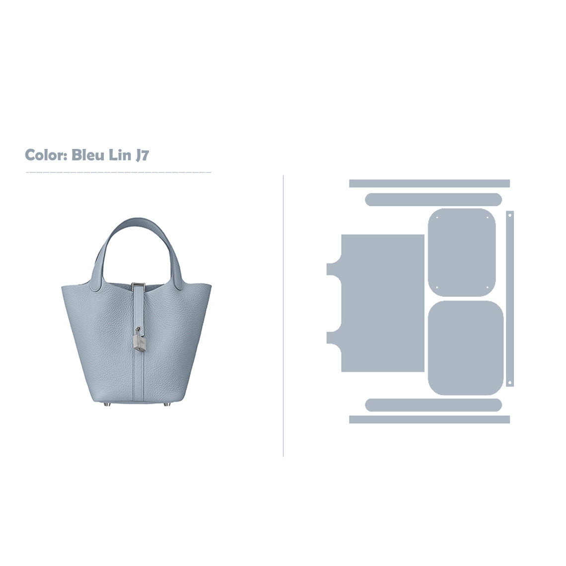 POPSEWING® Full Grain Leather New Lock Tote Bag - Advanced Kits