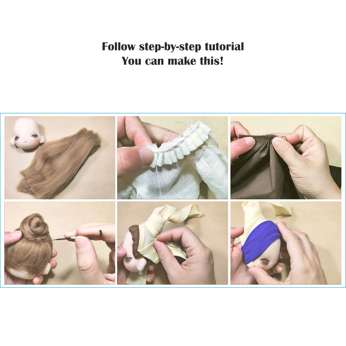 Make Your Own Cloth Doll with POPSEWING® Doll Making Kit