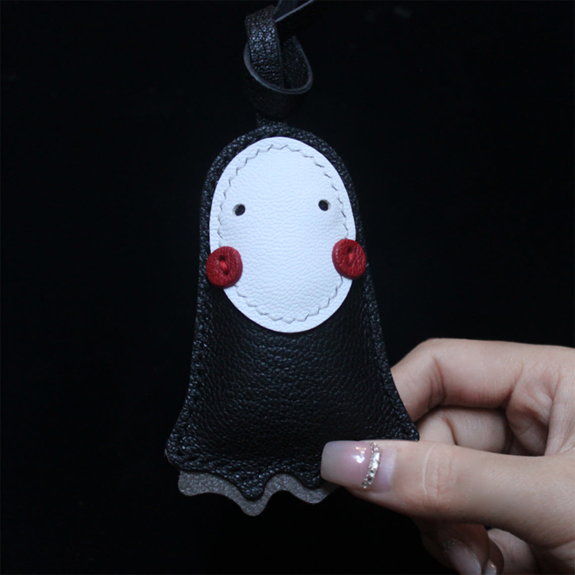 No Face Leather Bag Charm DIY Handmade Gift - POPSEWING®