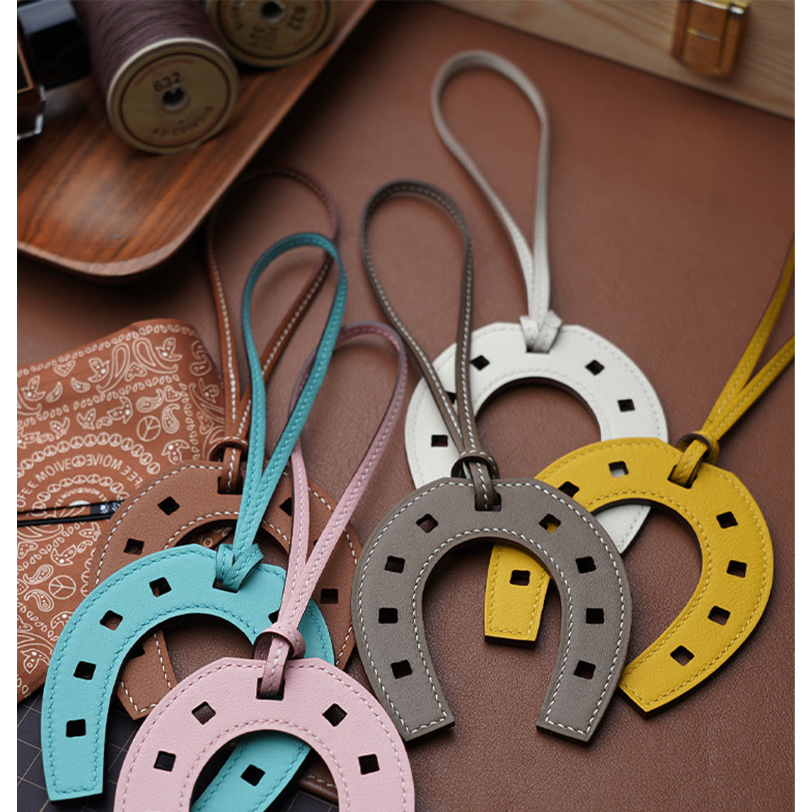 Luxury Design Leather Charm | Make Your Own Bag Charms - POPSEWING®