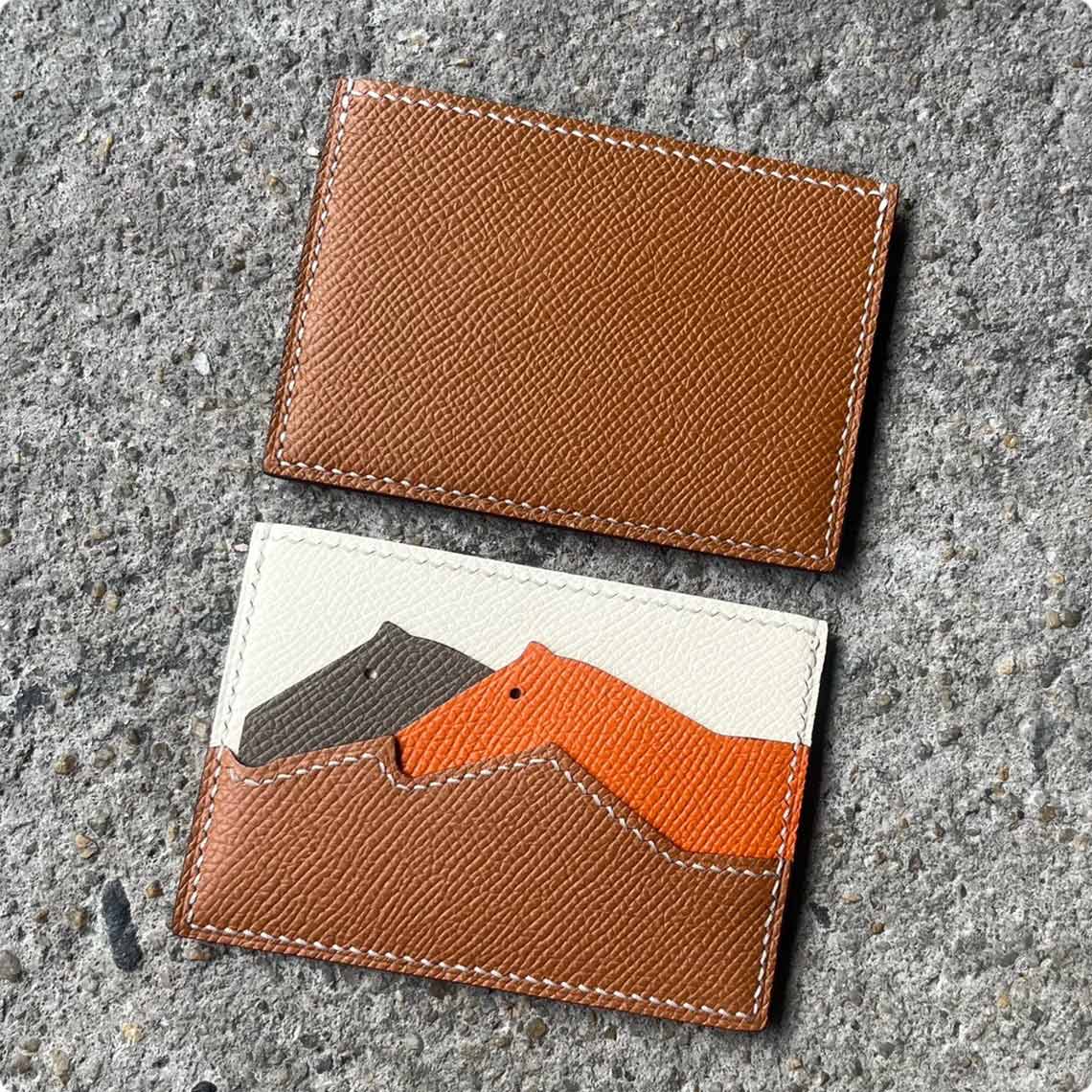 DIY Chevaux Card Holder Kit | Make Your Own Leather Card Wallet - POPSEWING®