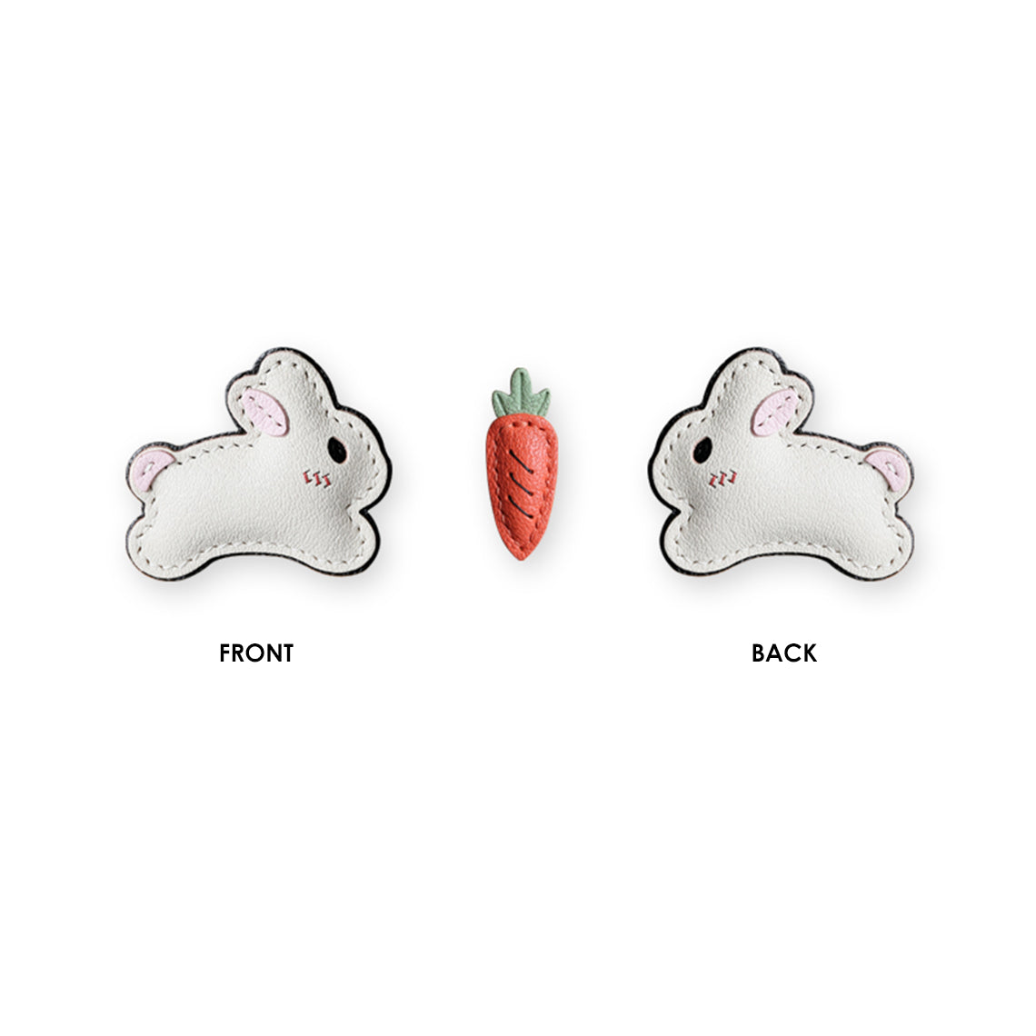 POPSEWING® Leather New Bunny & Carrot Keychain DIY Kit