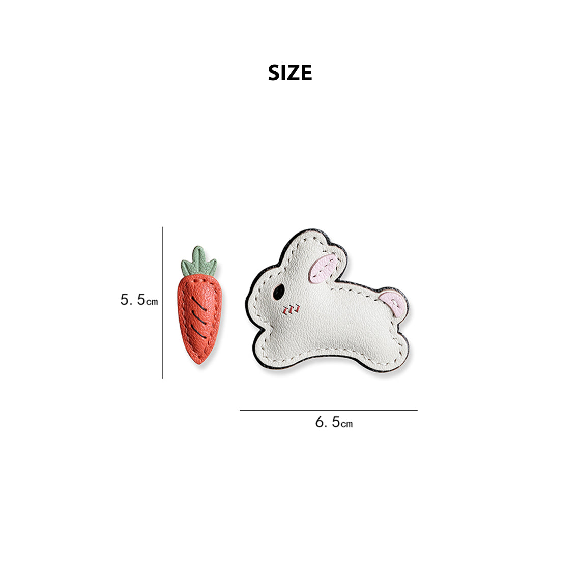 POPSEWING® Leather New Bunny & Carrot Keychain DIY Kit