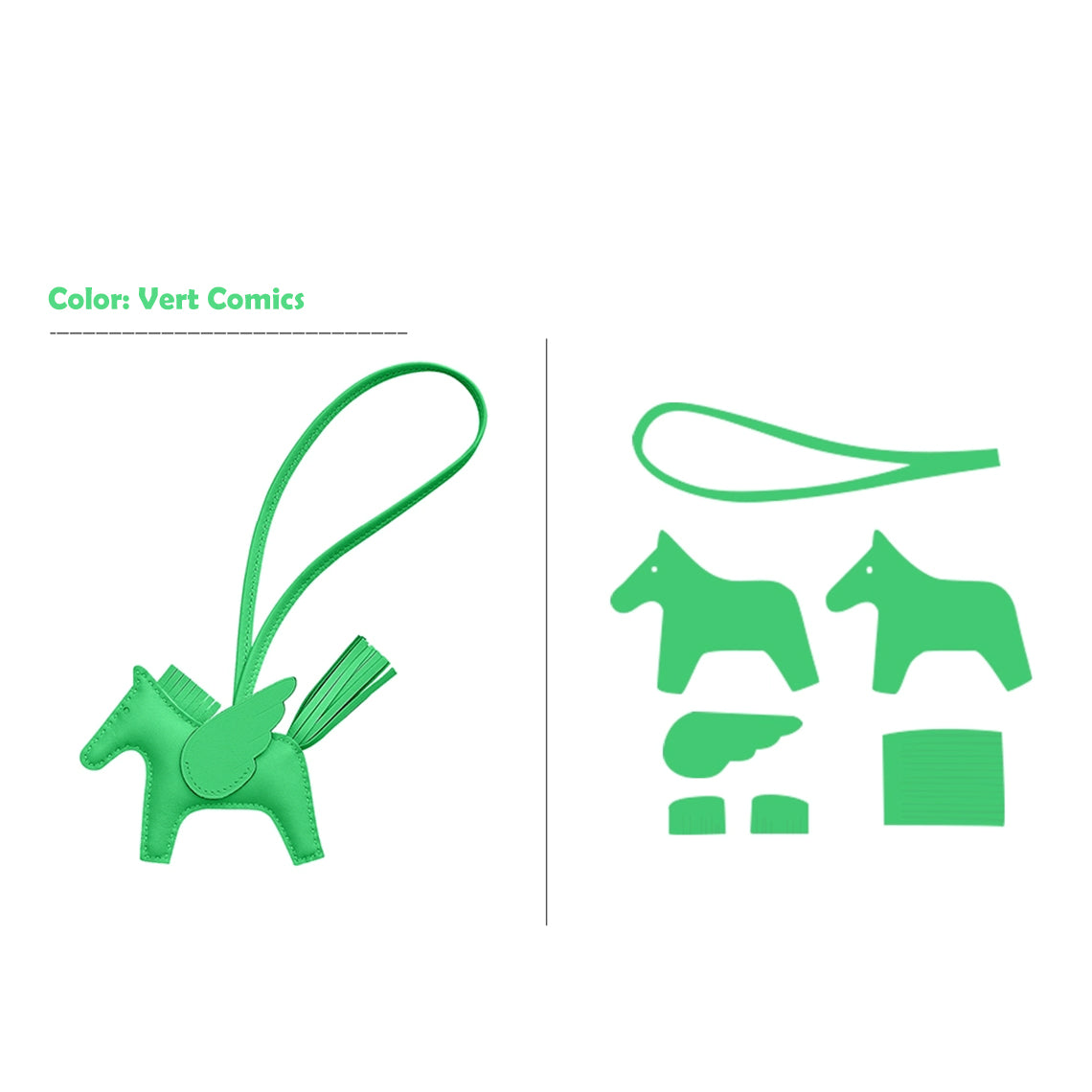 POPSEWING® Sheep Leather Flying Horse Charm DIY Kits