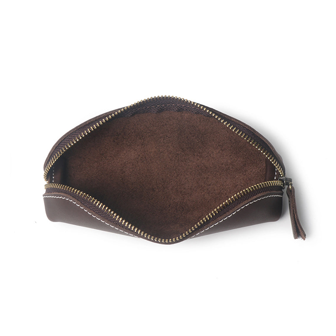 Crazy Horse Leather Zip Pen Holder