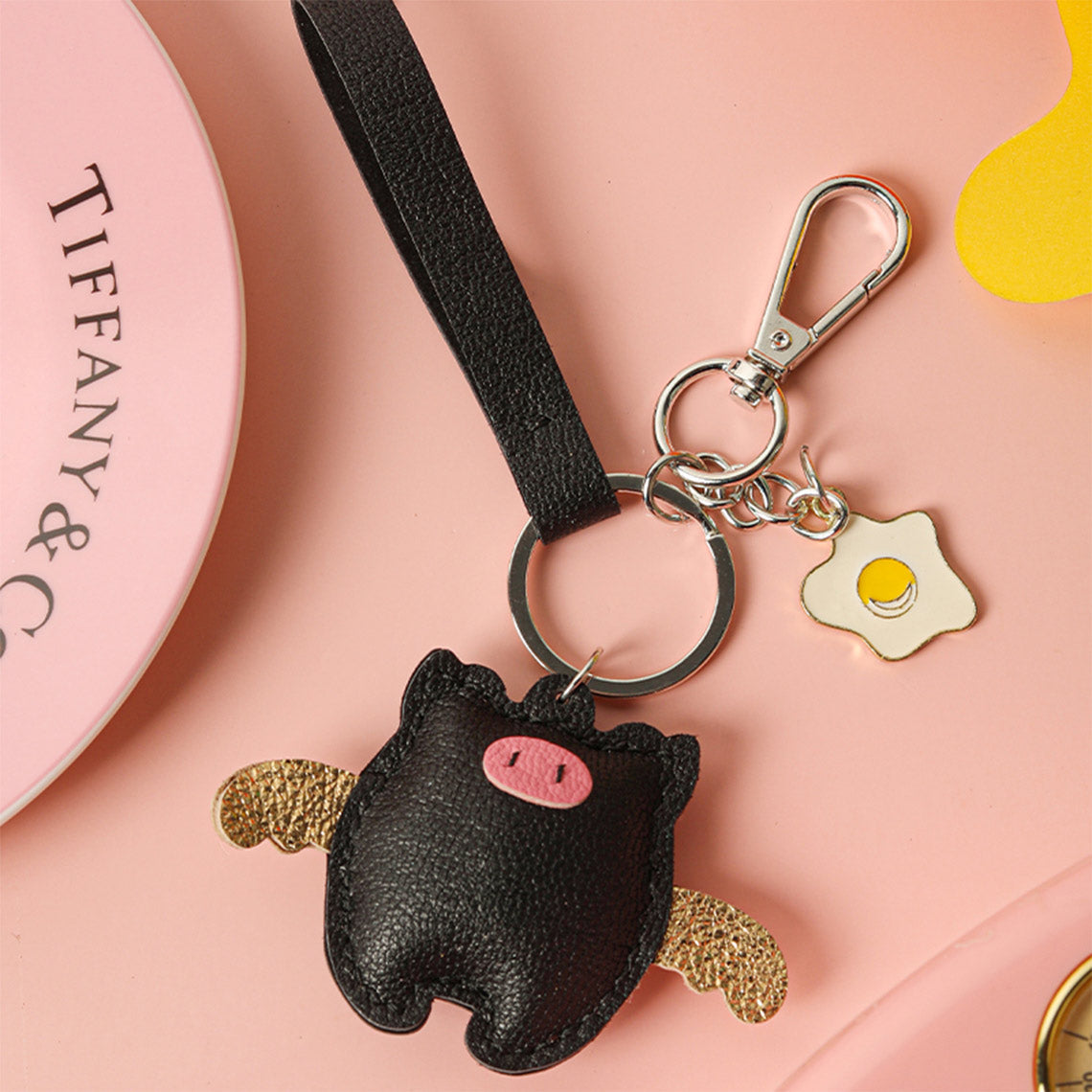 POPSEWING® Sheep Leather Piglet Keychain DIY Kit