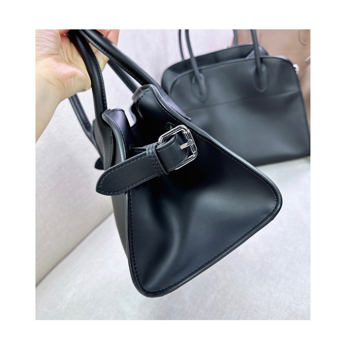 Leather Inspired Margaux Tote Bag