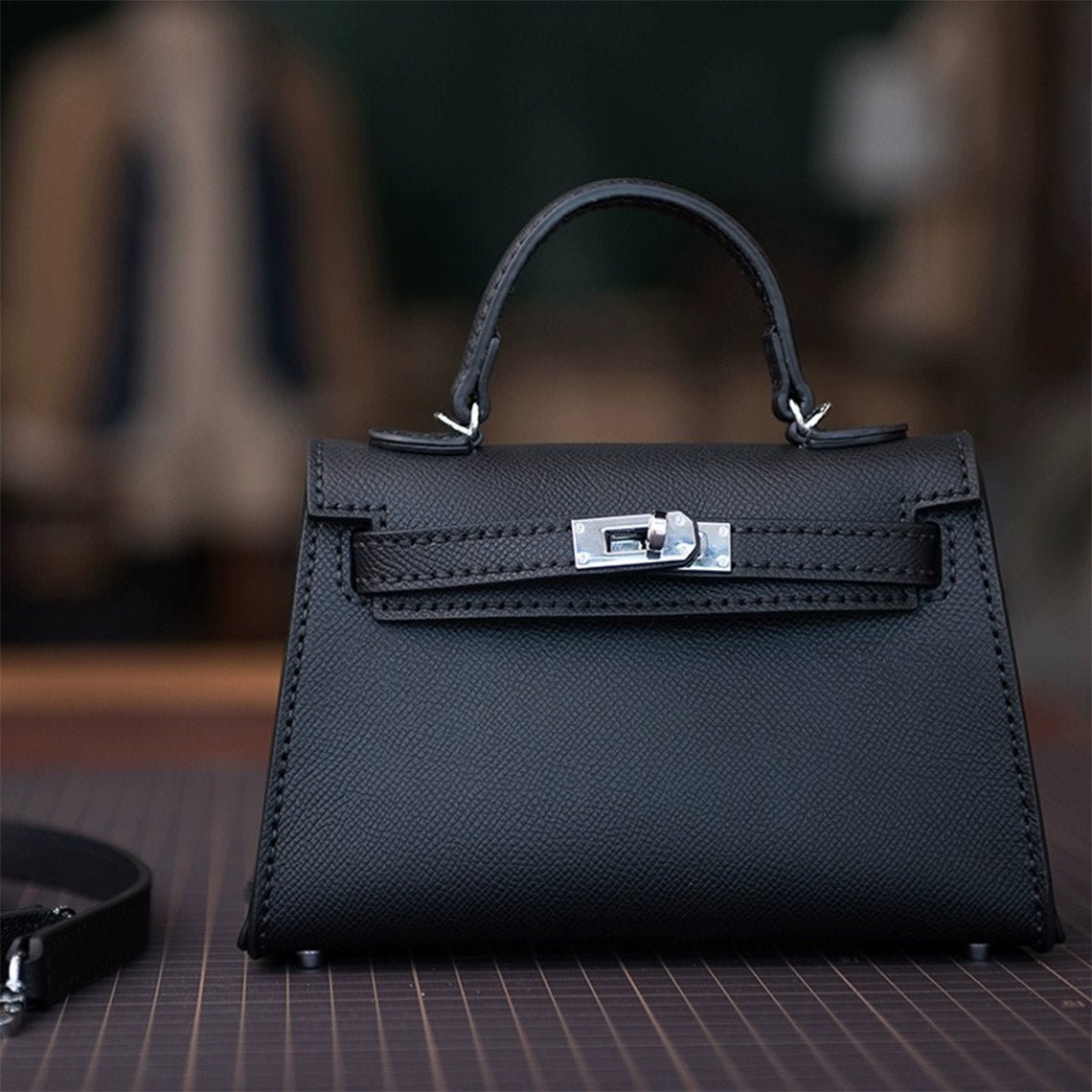 POPSEWING® Top Grain Leather Inspired Sellier Kylie Bag DIY Kit