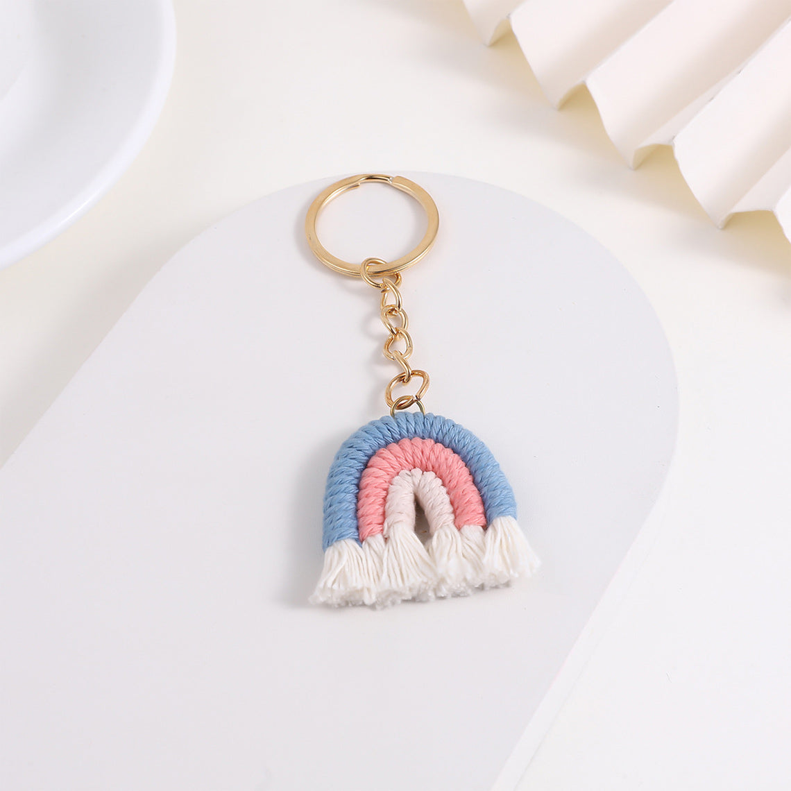 POPSEWING® Braids Rainbow Keychain