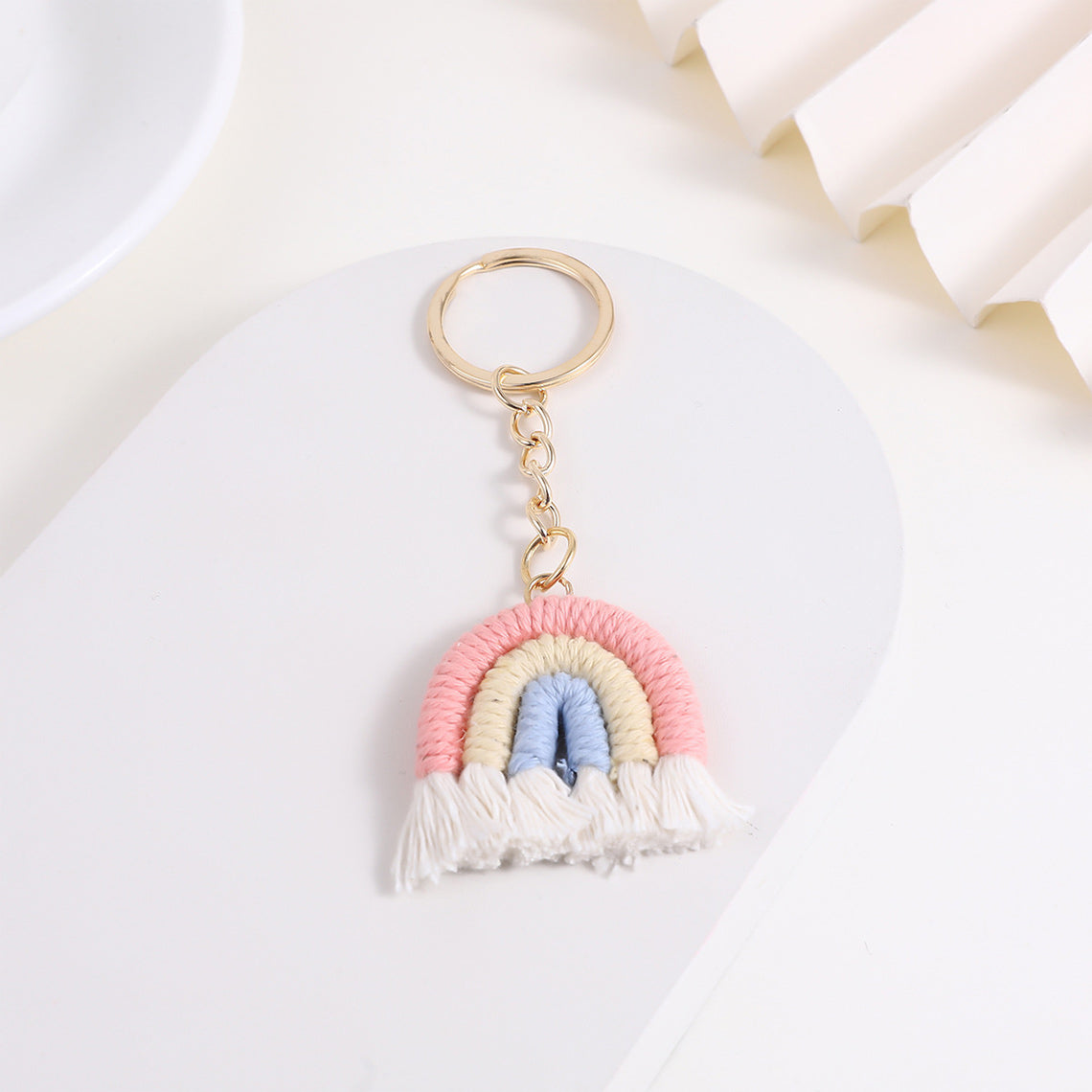 POPSEWING® Braids Rainbow Keychain