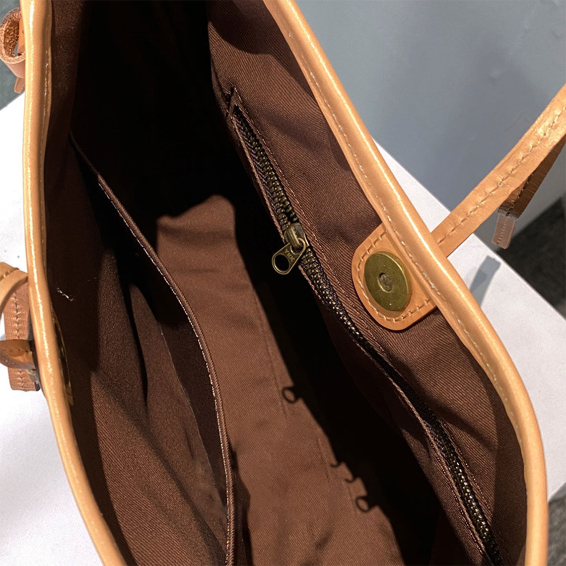 POPSEWING® Leather Inspired Carry Shoulder Bag