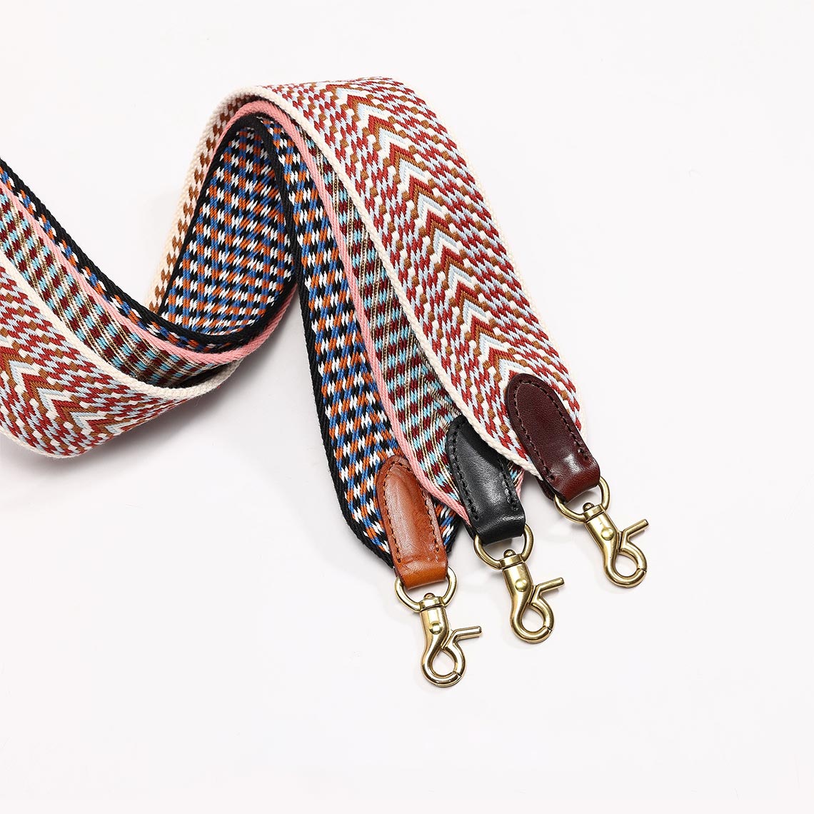 Handmade Webbing Straps with Hooks Crossbody Bag Straps