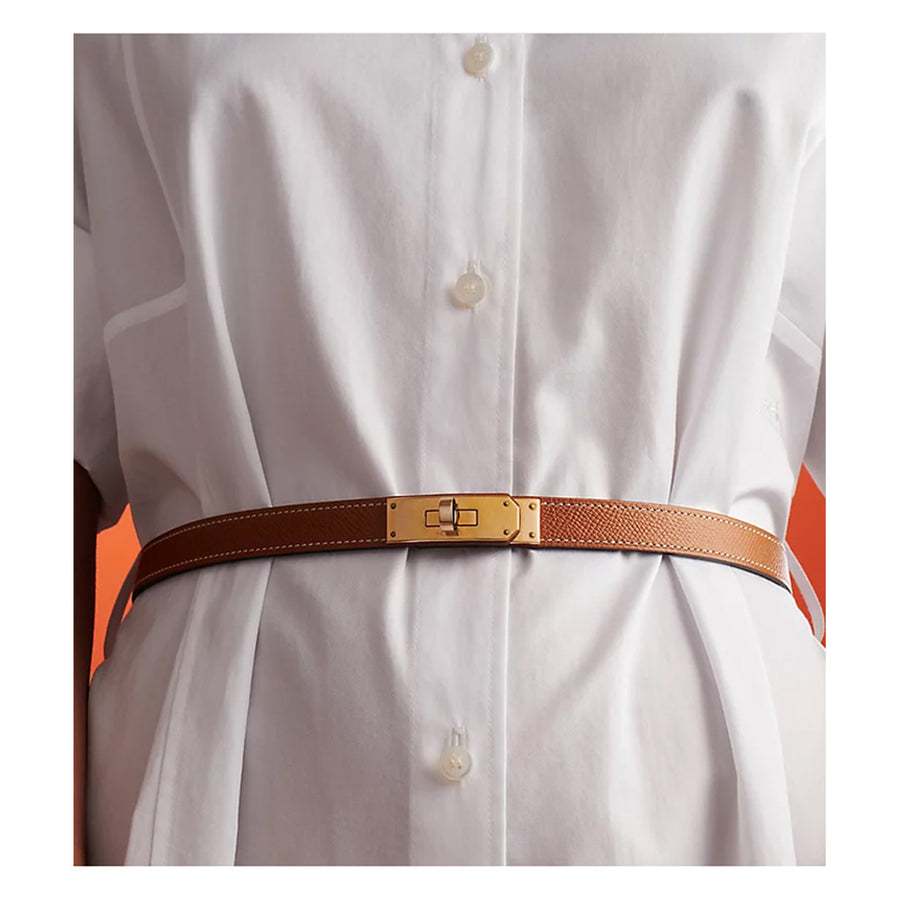 Top Grain Leather Kelly Belt Matching Dress Suit Pants Belt