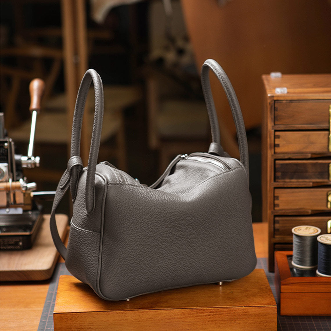 Hermes Lindy Bag Price is affordable with DIY leather Kits | DIY BAG Kit | POPSEWIN