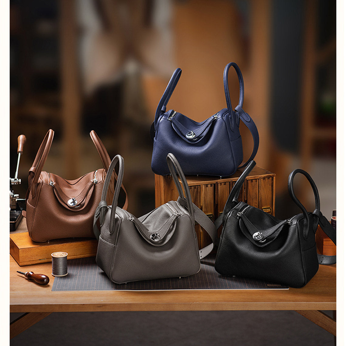 Hermes Lindy Bag | DIY BAG Kit | Handmade Lindy Bag | POPSEWING™