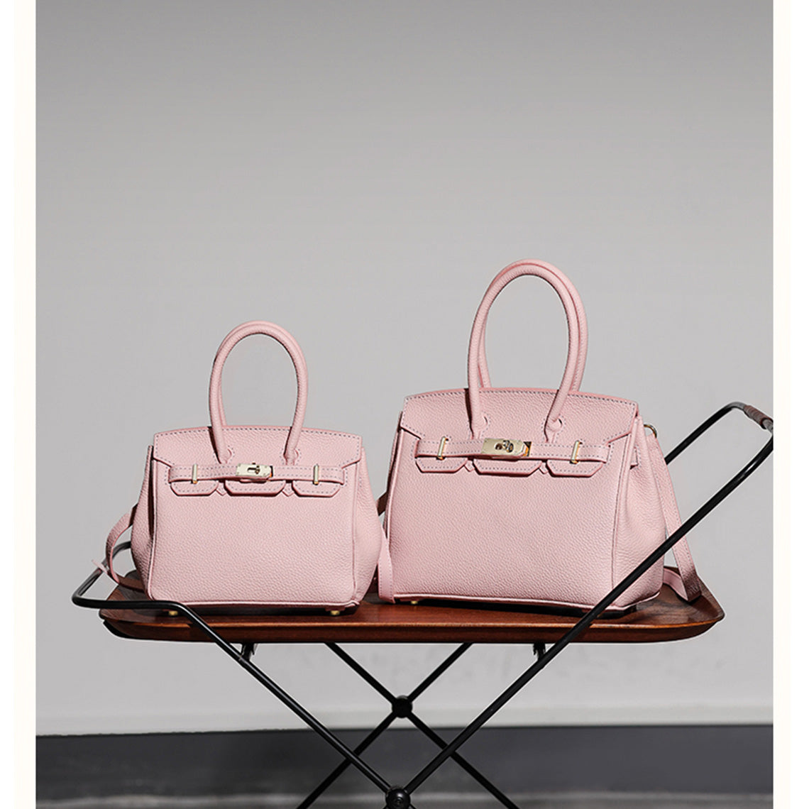 Pink Birkin Bag | DIY handmade bag Kit | Platinum Handbag | POPSEWING™