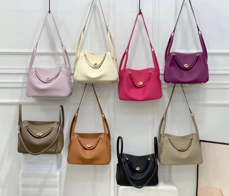 Top Grain Leather Inspired Lindy Bag New Colors