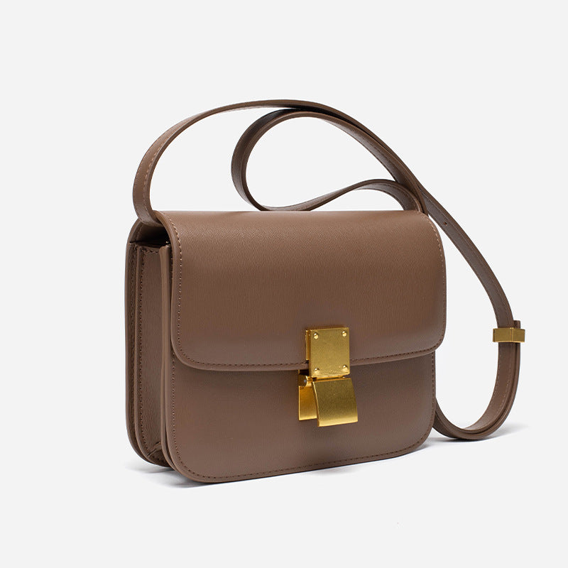 Inspired Box Bag Vegan Leather Satchel Bag