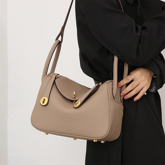 Inspired Lindy Bag Vegan Leather Golden Hardware