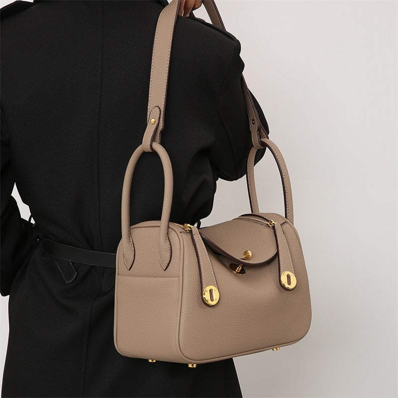 Inspired Lindy Bag Vegan Leather Golden Hardware