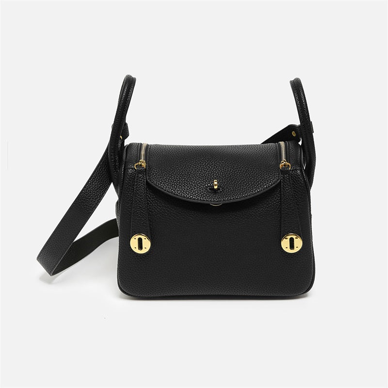 Inspired Lindy Bag Vegan Leather Golden Hardware