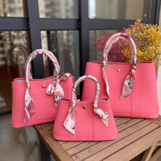 Top Grain Leather Inspired Garden Party Bag Handbags for Women