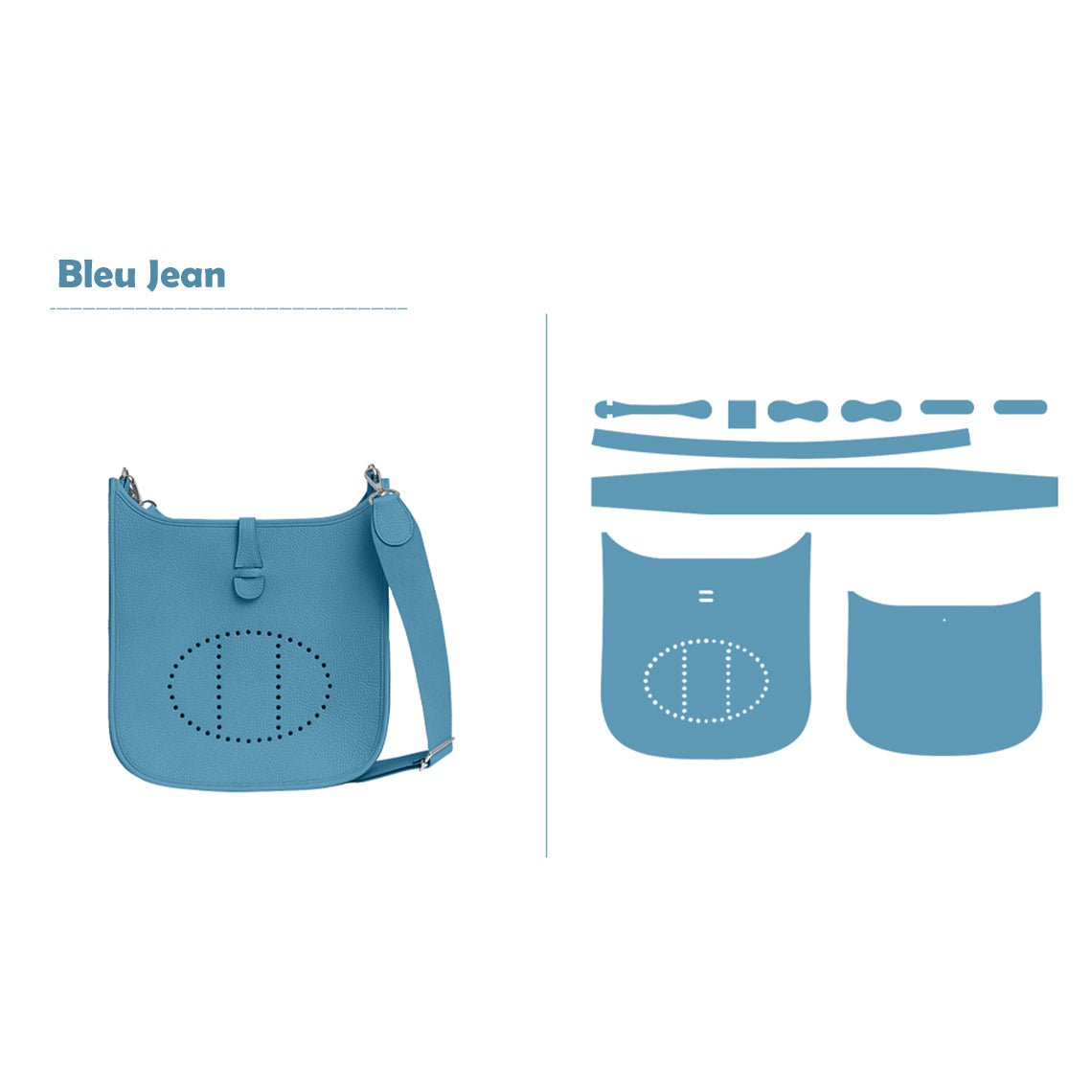 POPSEWING® Full Grain Leather Inspired Eveline 29 Bag DIY Kits