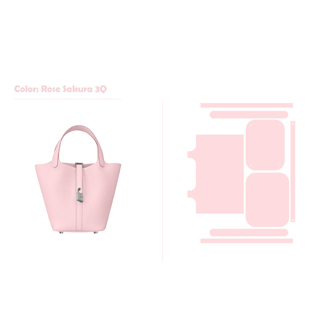 POPSEWING® Full Grain Leather New Lock Tote Bag - Advanced Kits