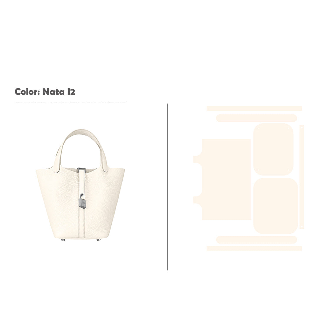 POPSEWING® Full Grain Leather New Lock Tote Bag - Advanced Kits