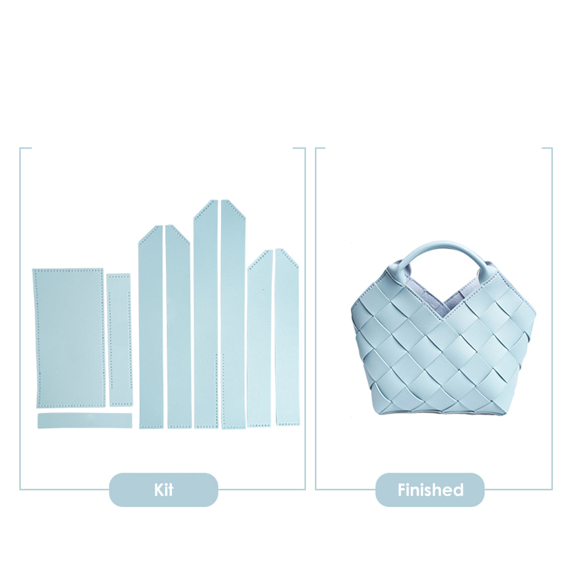 POPSEWING® Vegan Leather Woven Handbag DIY Kit