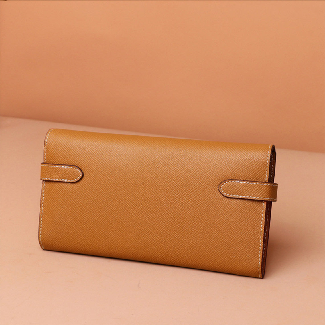 Leather Inspired Kelly to Go Long Wallet