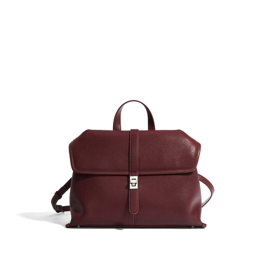 Leather Commute Crossbody Bag