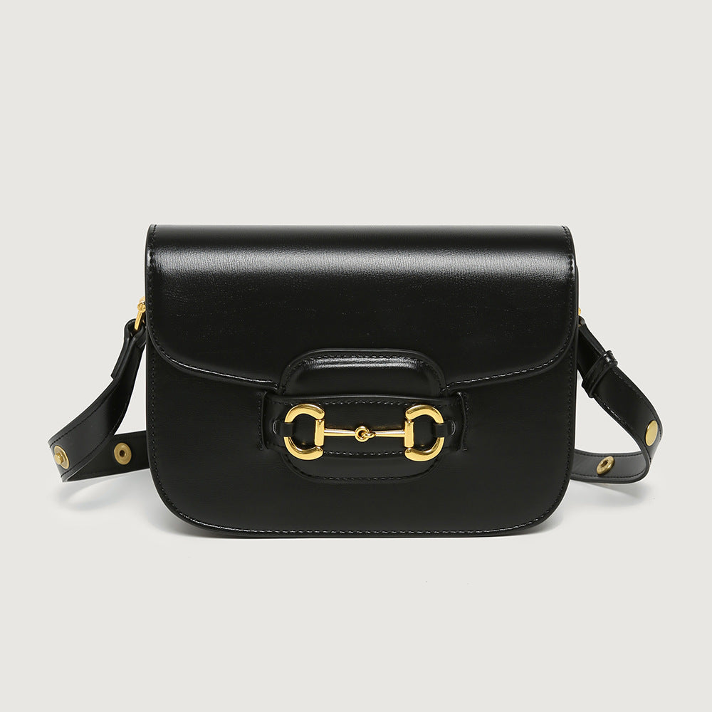 Inspired Horsebit 1955 Mini Bag Vegan Leather Square Bag Woman