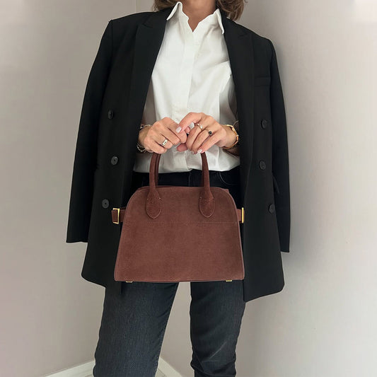 Suede Leather Handbag for Women | Inspired Designer Handbags