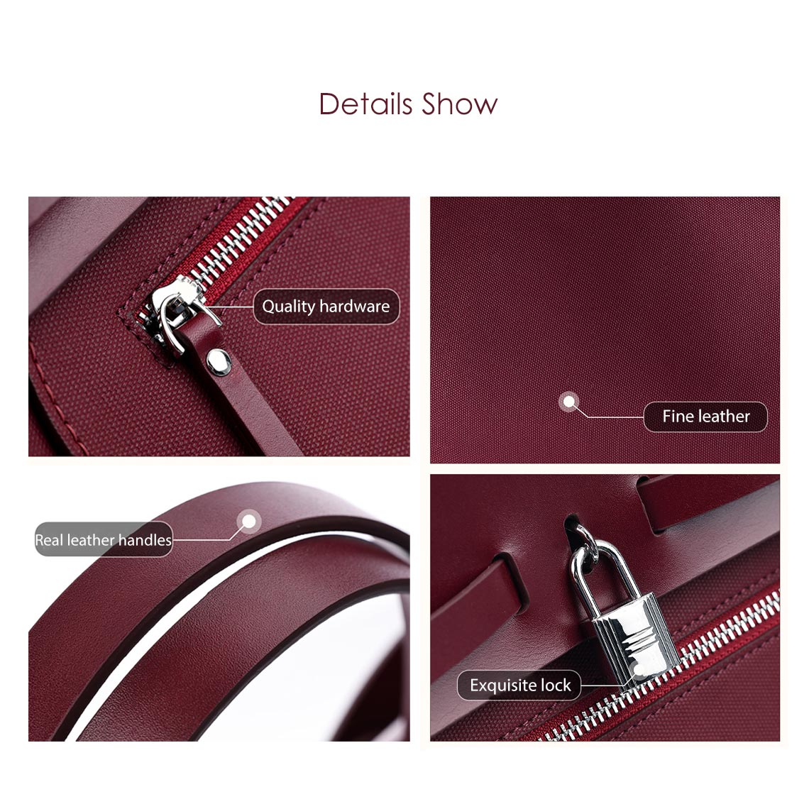 POPSEWING® Leather Inspired Her Bag Zip Bag DIY Kit