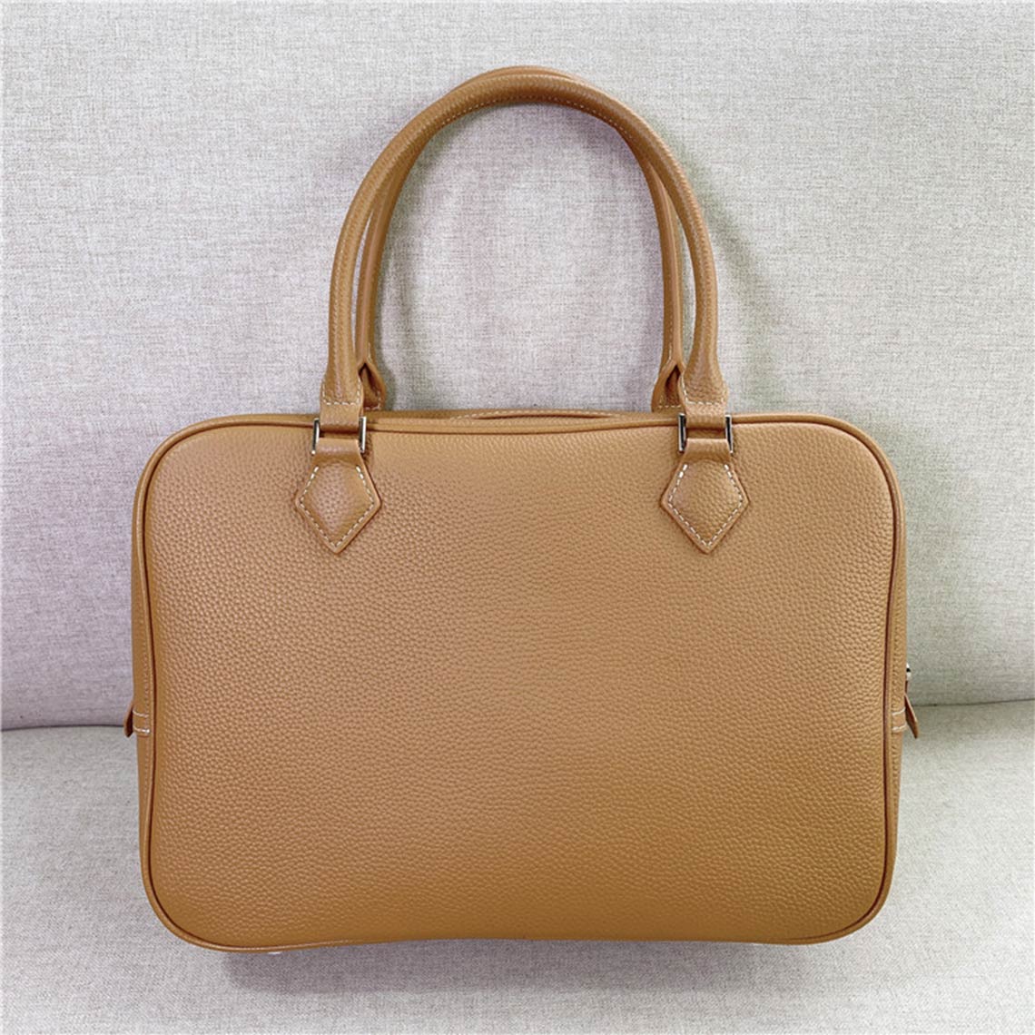 Top Grain Leather Women Plume Tote Bag